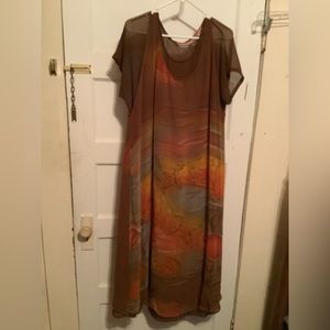 Built-In Covered Lined Dress